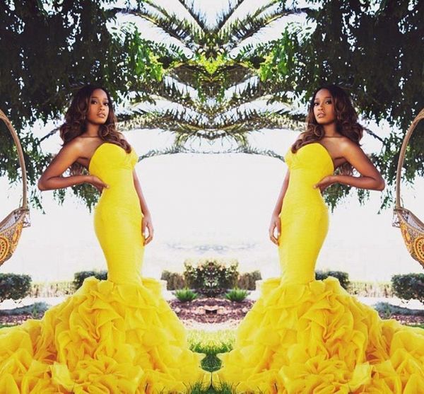 fishtail yellow cute sweetheart sleeveless mermaid satin ruched prom dresses elegant evening gowns party dresses hy17, Black